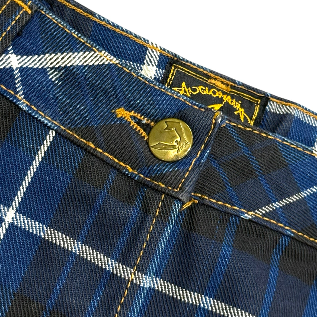 VIVIENNE WESTWOOD ANGLOMANIA CHECKED MINI SKIRT