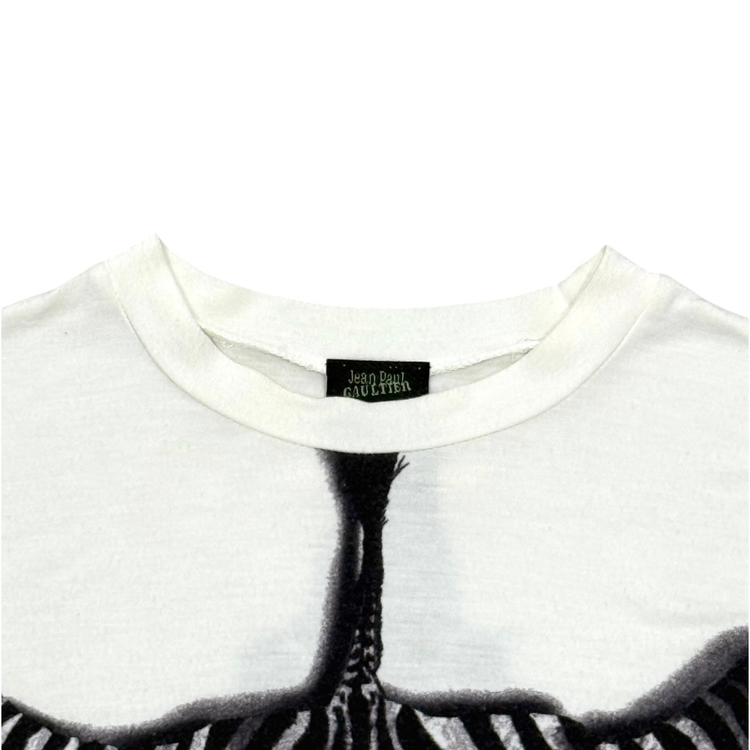 JEAN PAUL GAULTIER ZEBRA PRINT TOP