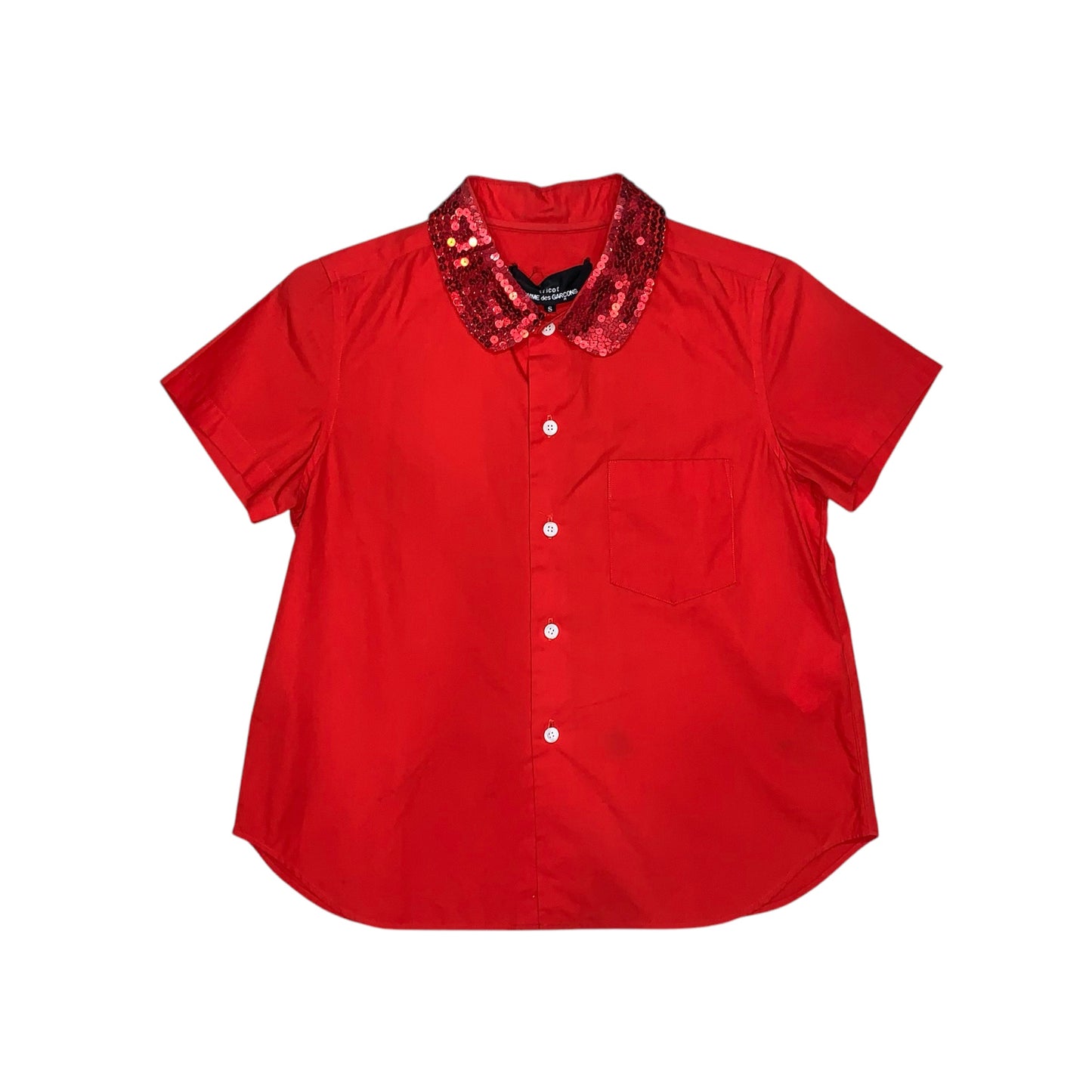 COMME DES GARÇON SEQUINS SHIRTS