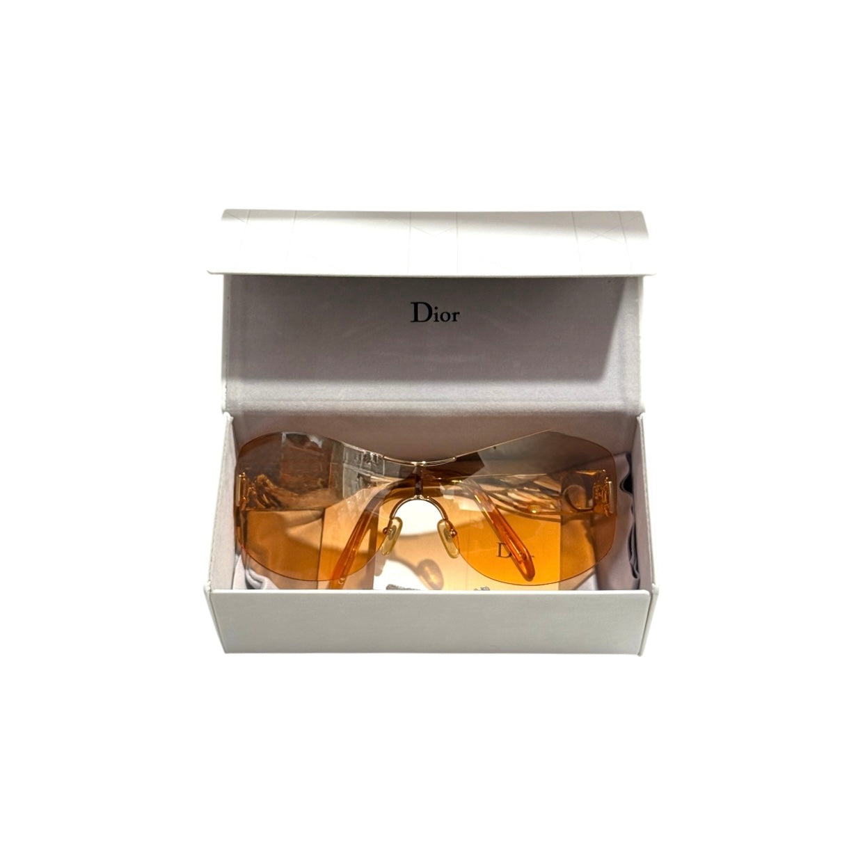 CHRISTIAN DIOR ORANGE DIORELLA SUNGLASSES