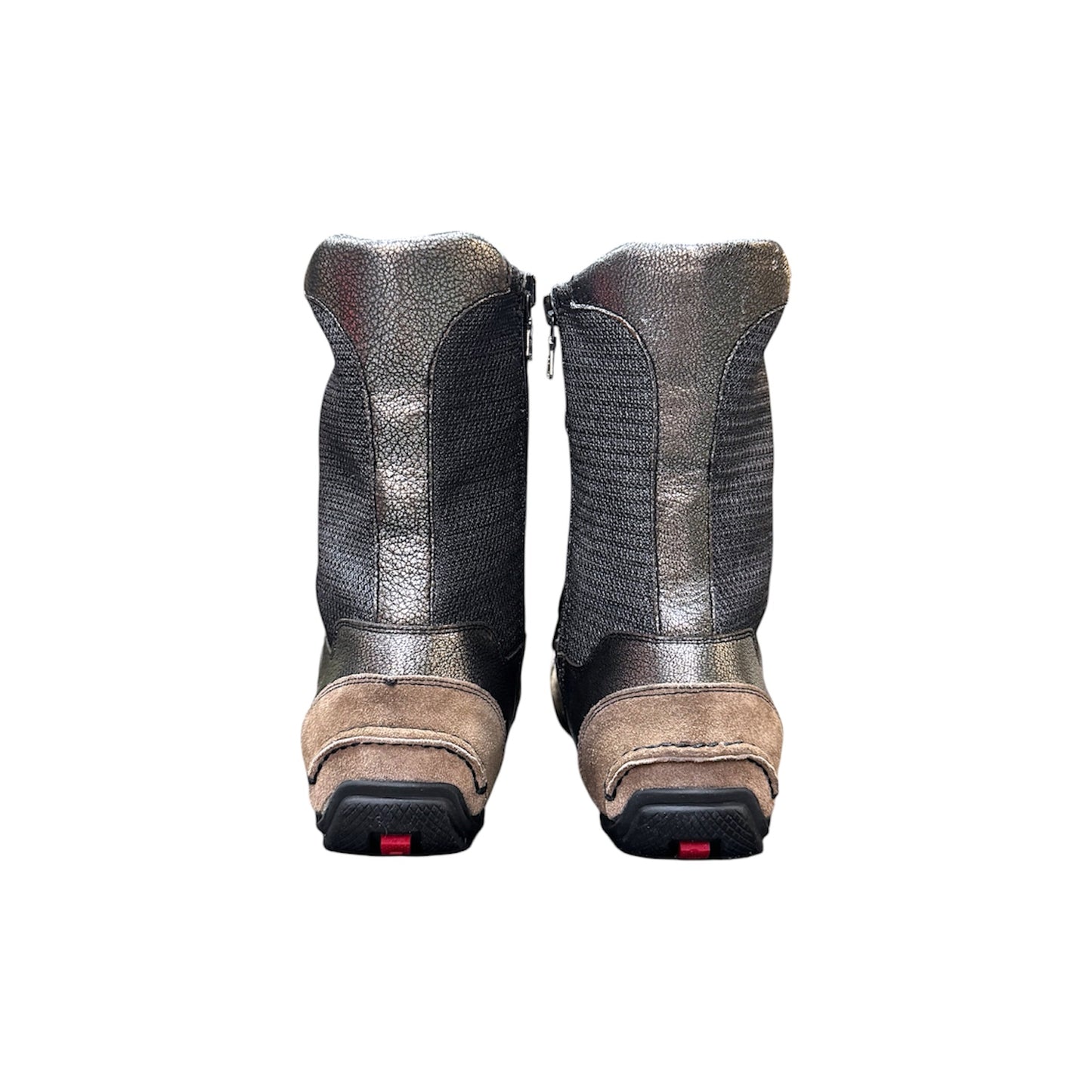 PRADA SPORT SILVER BOXING SNEAKERS