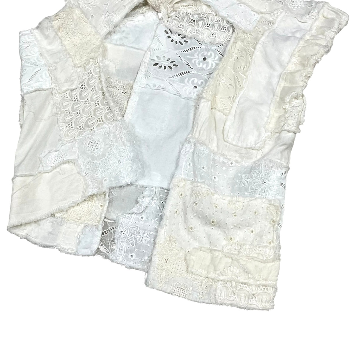 JUNYA WATANABE 2004 EMBROIDERED PATCHWORK TOP