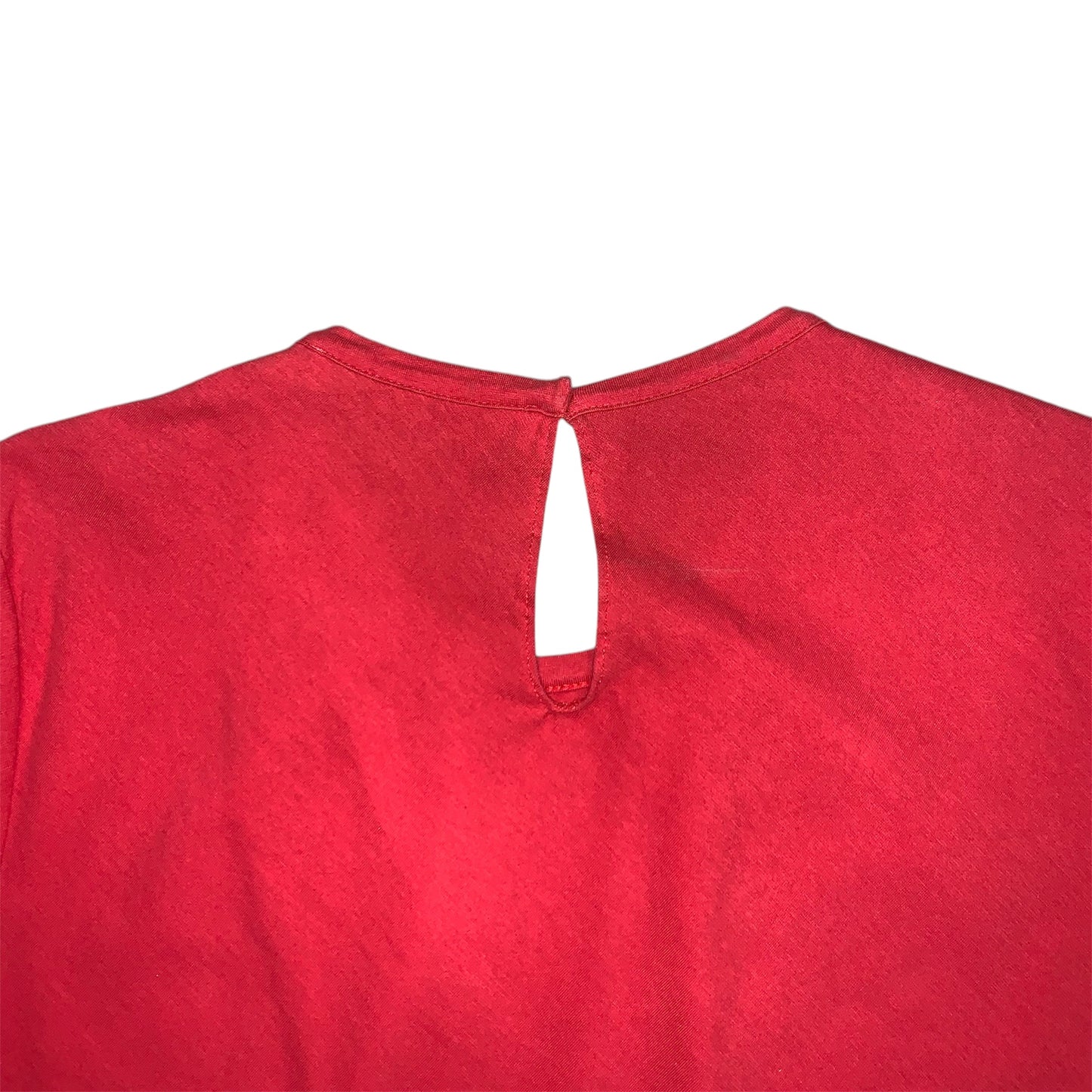 MIU MIU RED TSHIRT with pleats