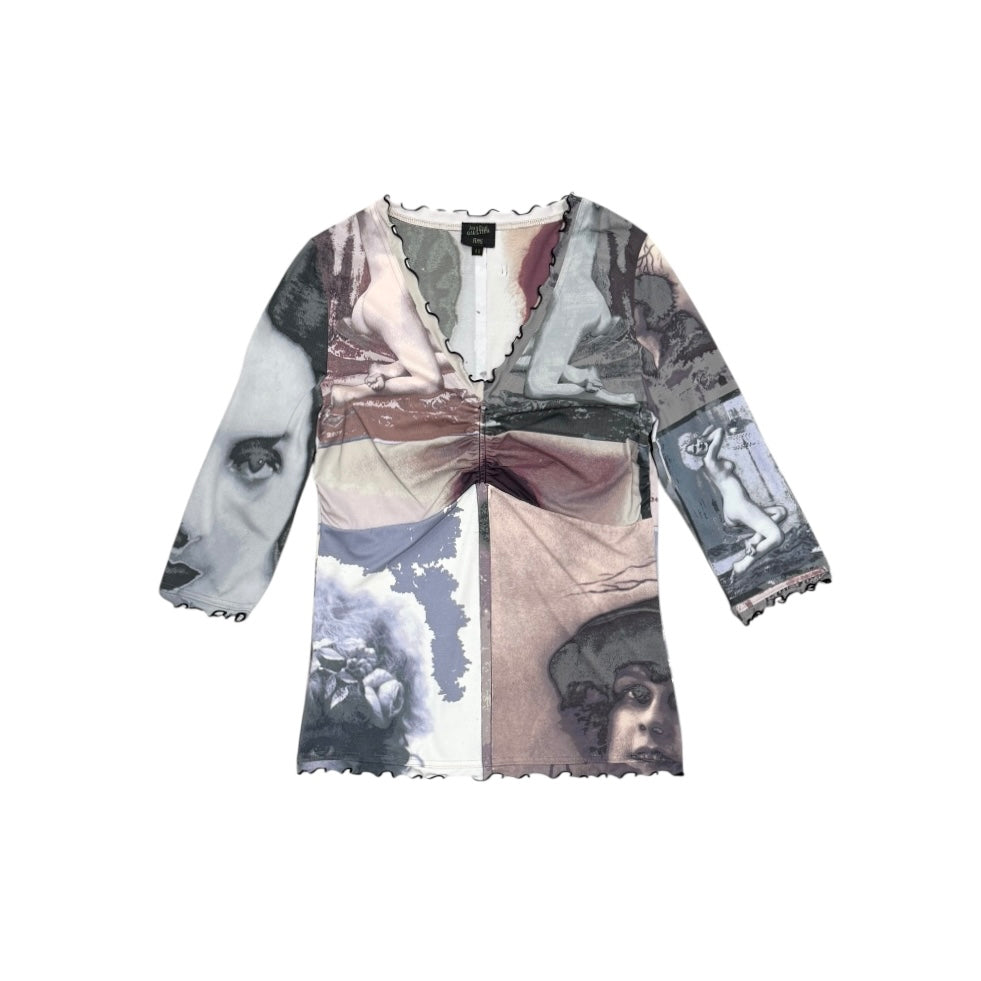 JEAN PAUL GAULTIER FACE PORTRAITS TOP