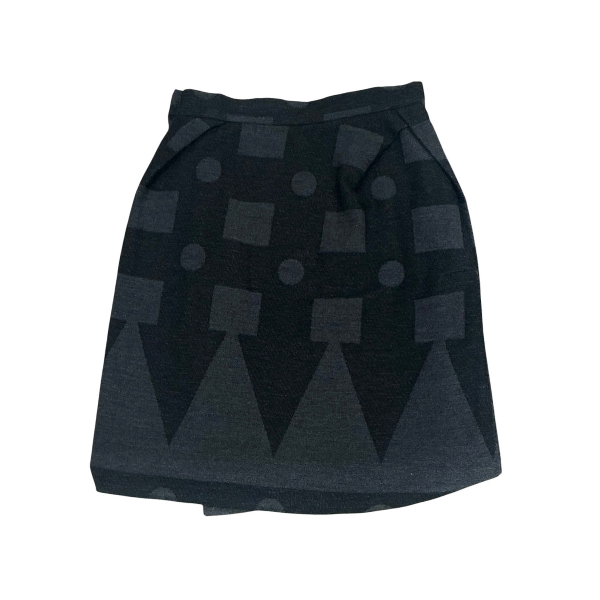 VIVIENNE WESTWOOD GREY GEOMETRY SKIRT