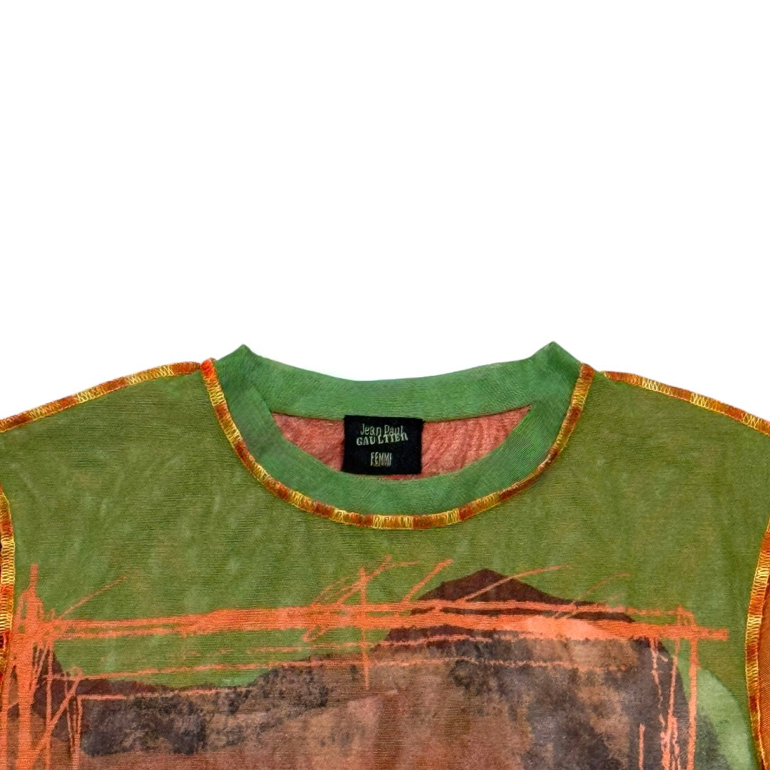JEAN PAUL GAULTIER SS1999 VENUS DE MILO MESH TOP