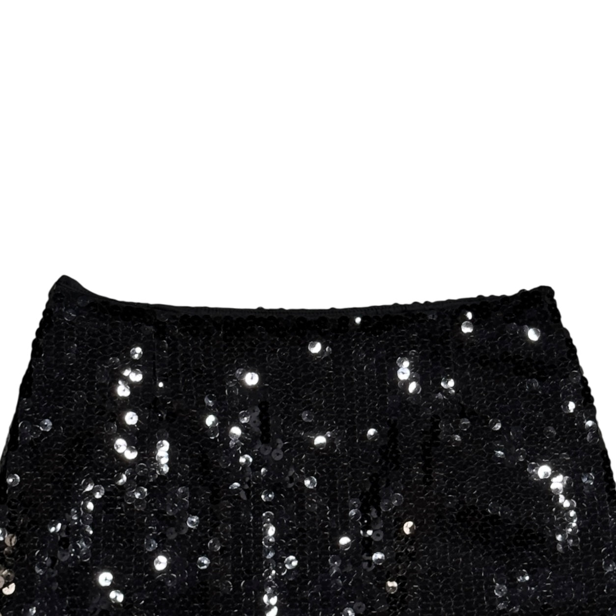 MOSCHINO BLACK SEQUIN SKIRT