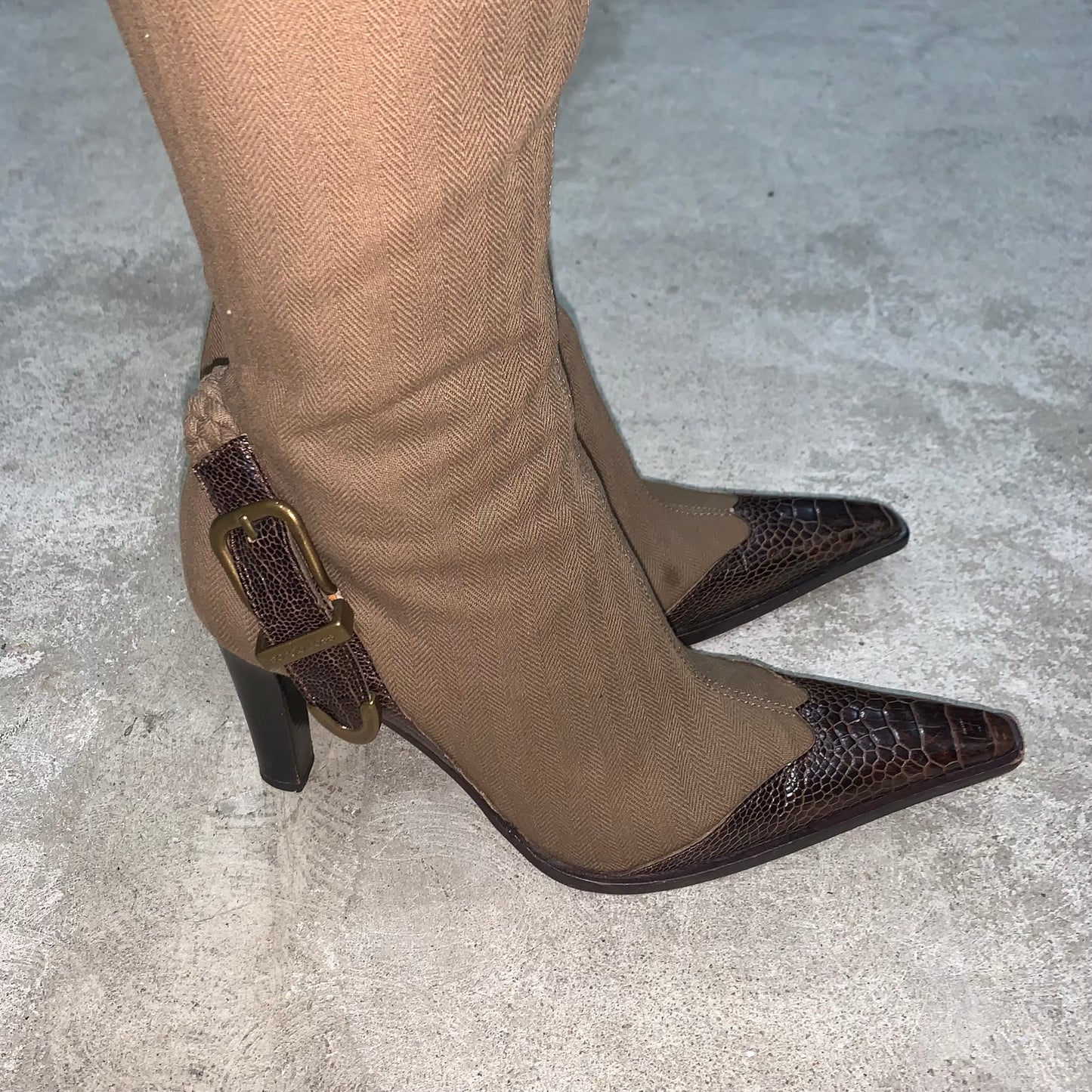 Sergio Rossi 90’s heel boots