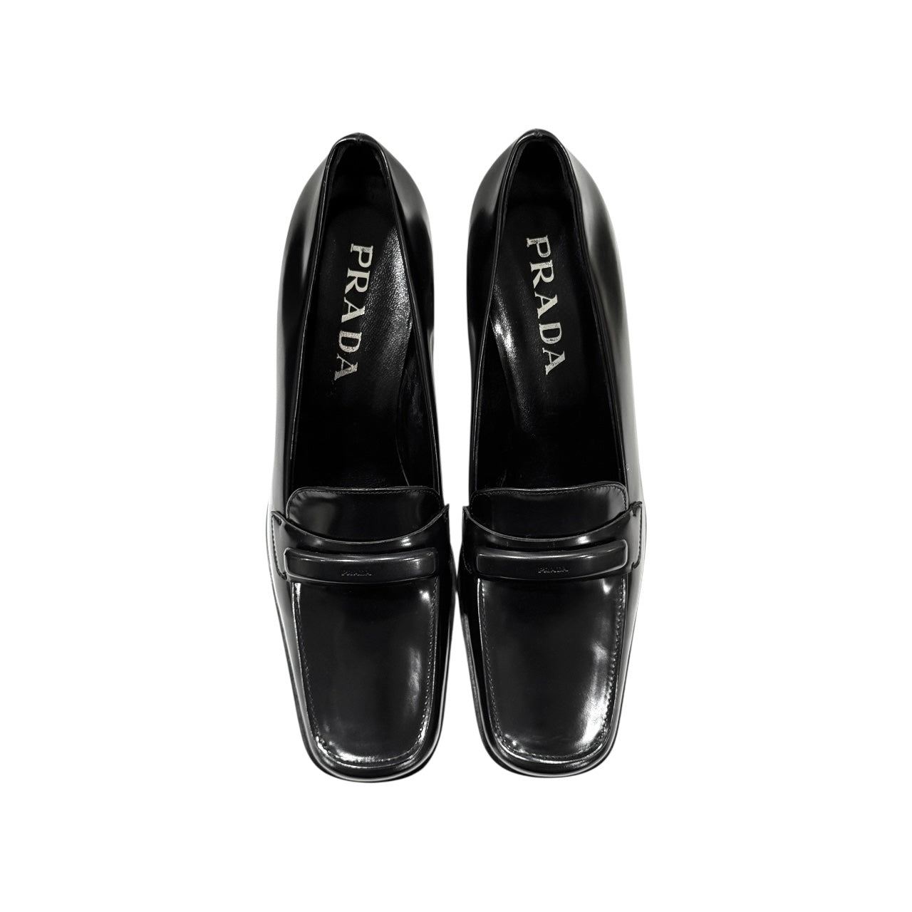 PRADA BLACK LOAFERS