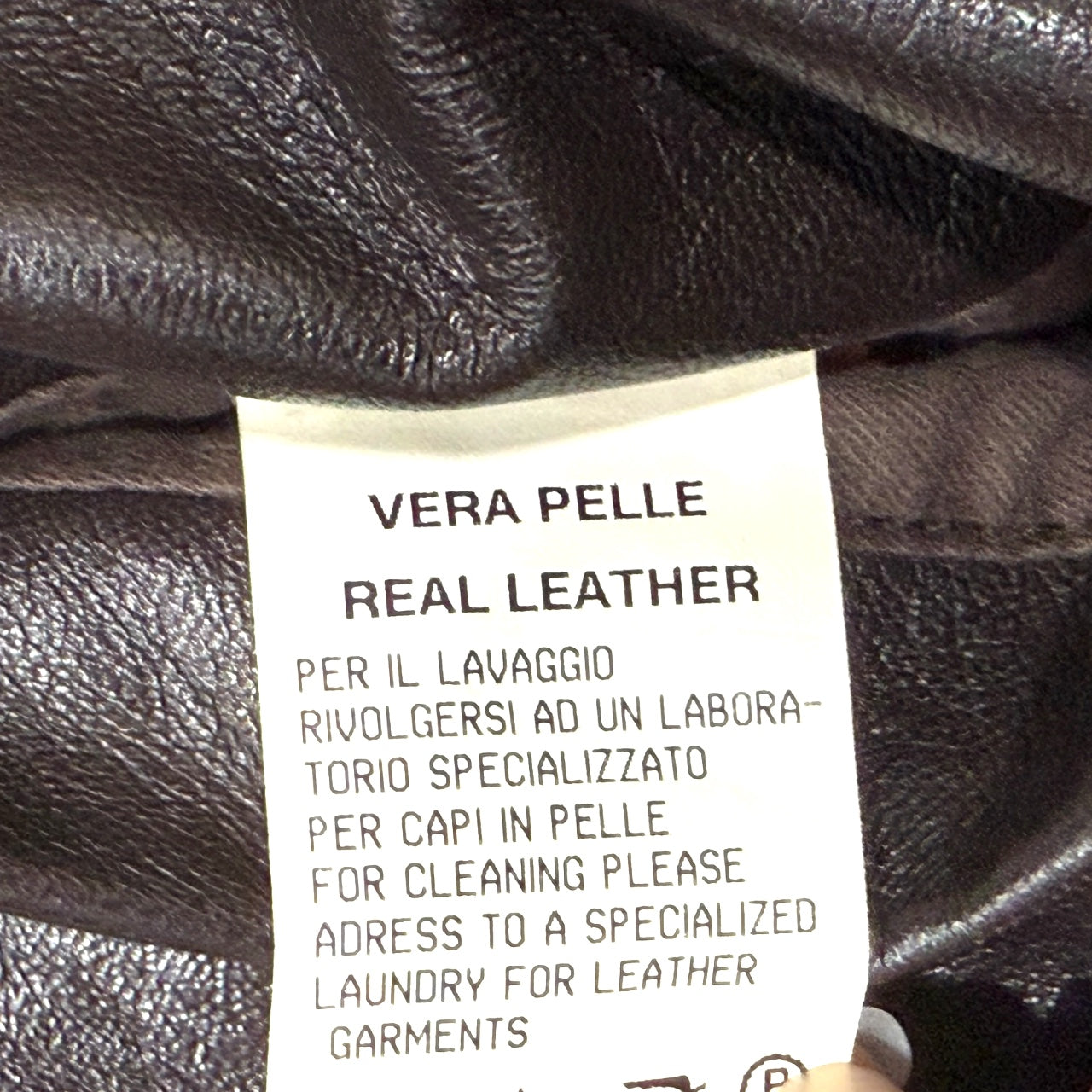 DOLCE&GABBANA RICH CHOCOLATE BROWN LEATHER JACKET