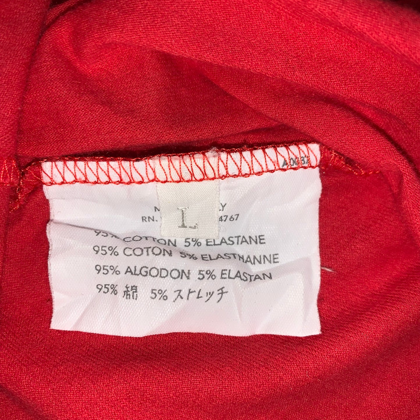 MIU MIU RED TSHIRT with pleats