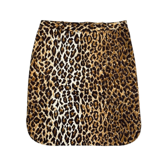 DOLCE &GABBANA LEOPARD PRINT SKIRT