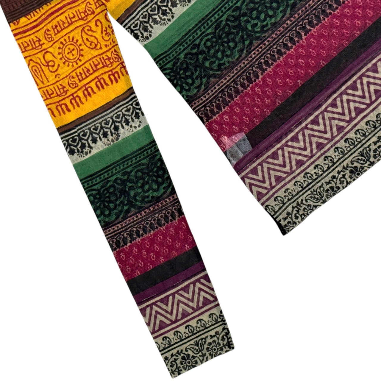 JEAN PAUL GAULTIER TRIBAL PATCHWORK MESH TOP