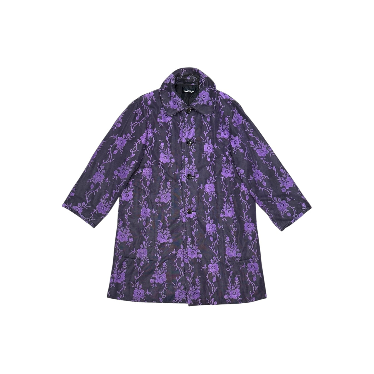 COMME DES GARÇONS FLORAL PATTERN COAT