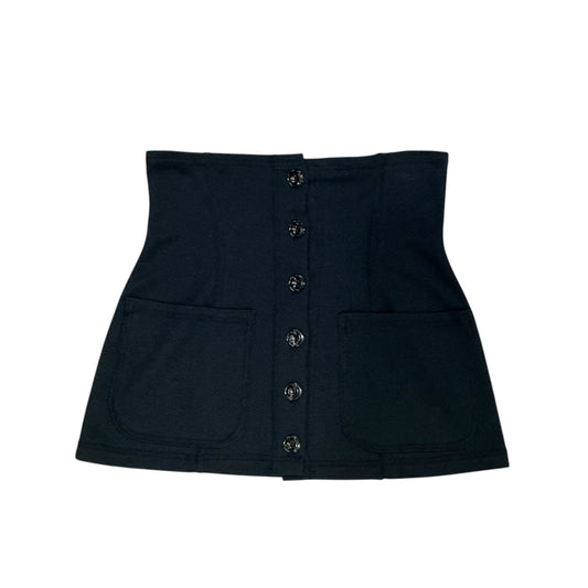 JUNIOR GAULTIER BLACK CORSET TOP