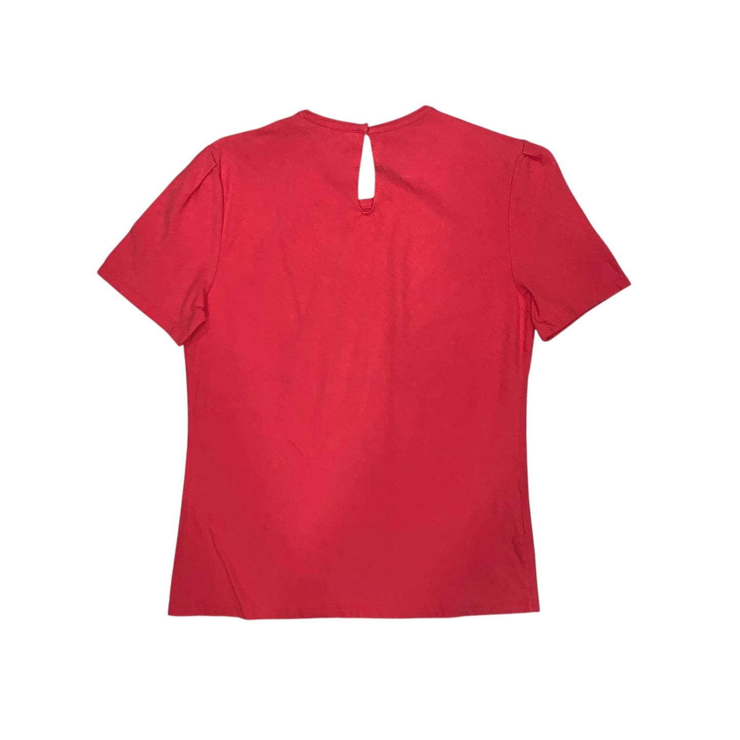 MIU MIU RED TSHIRT with pleats
