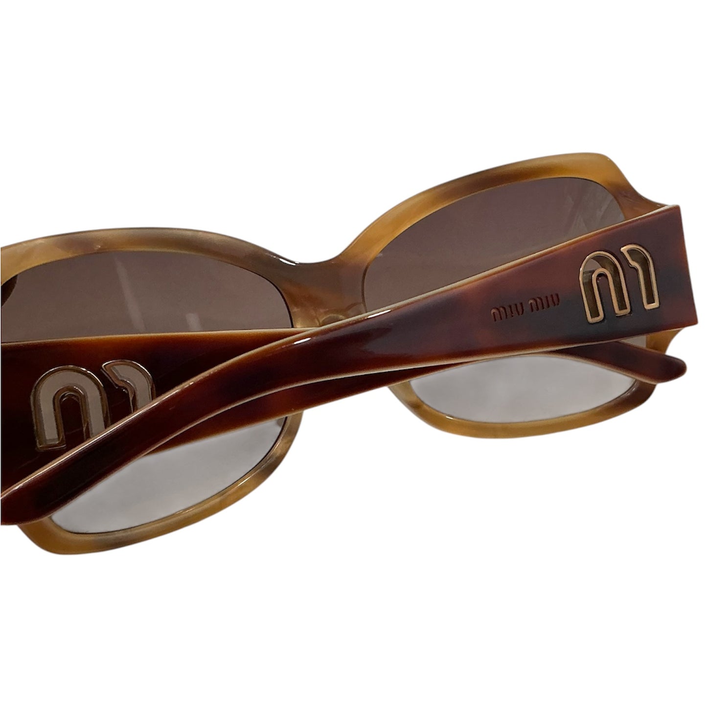MIU MIU BROWN SUNGLASSES