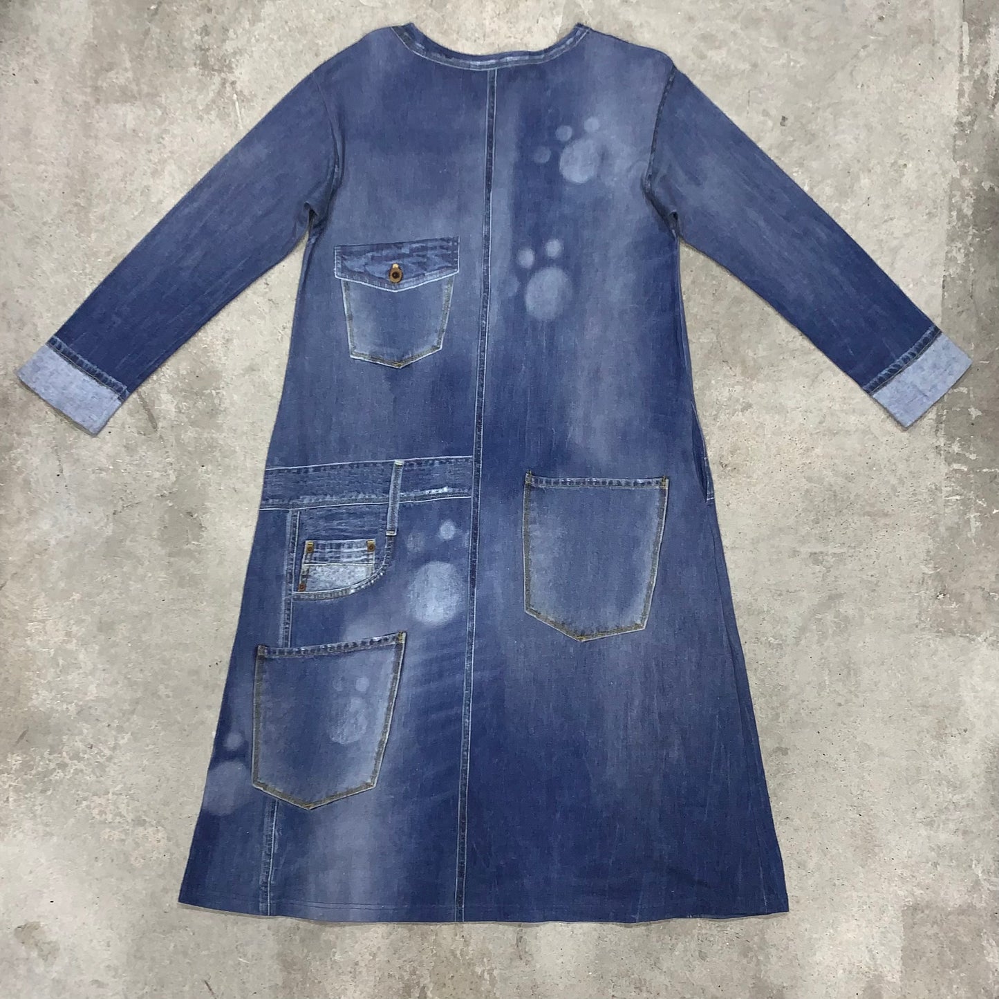 Tsumori chisato denim printed dress