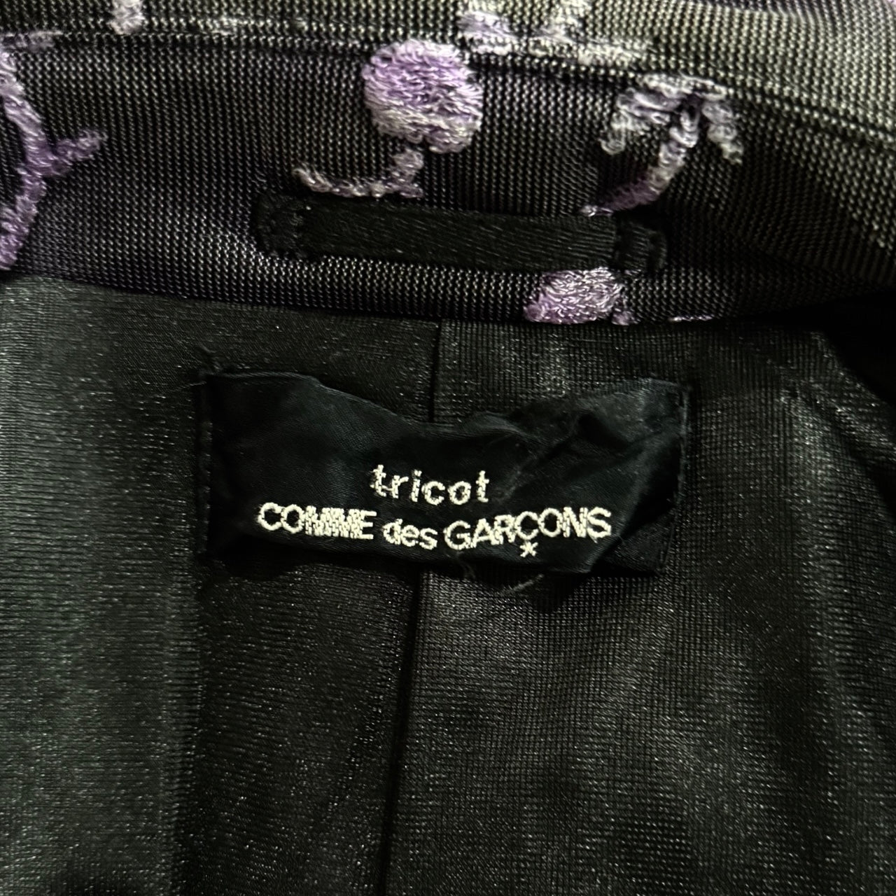 COMME DES GARÇONS FLORAL PATTERN COAT