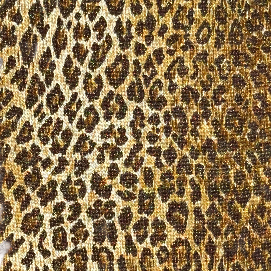 DOLCE & GABBANA SS2001 LEOPARD KNIT SKIRT