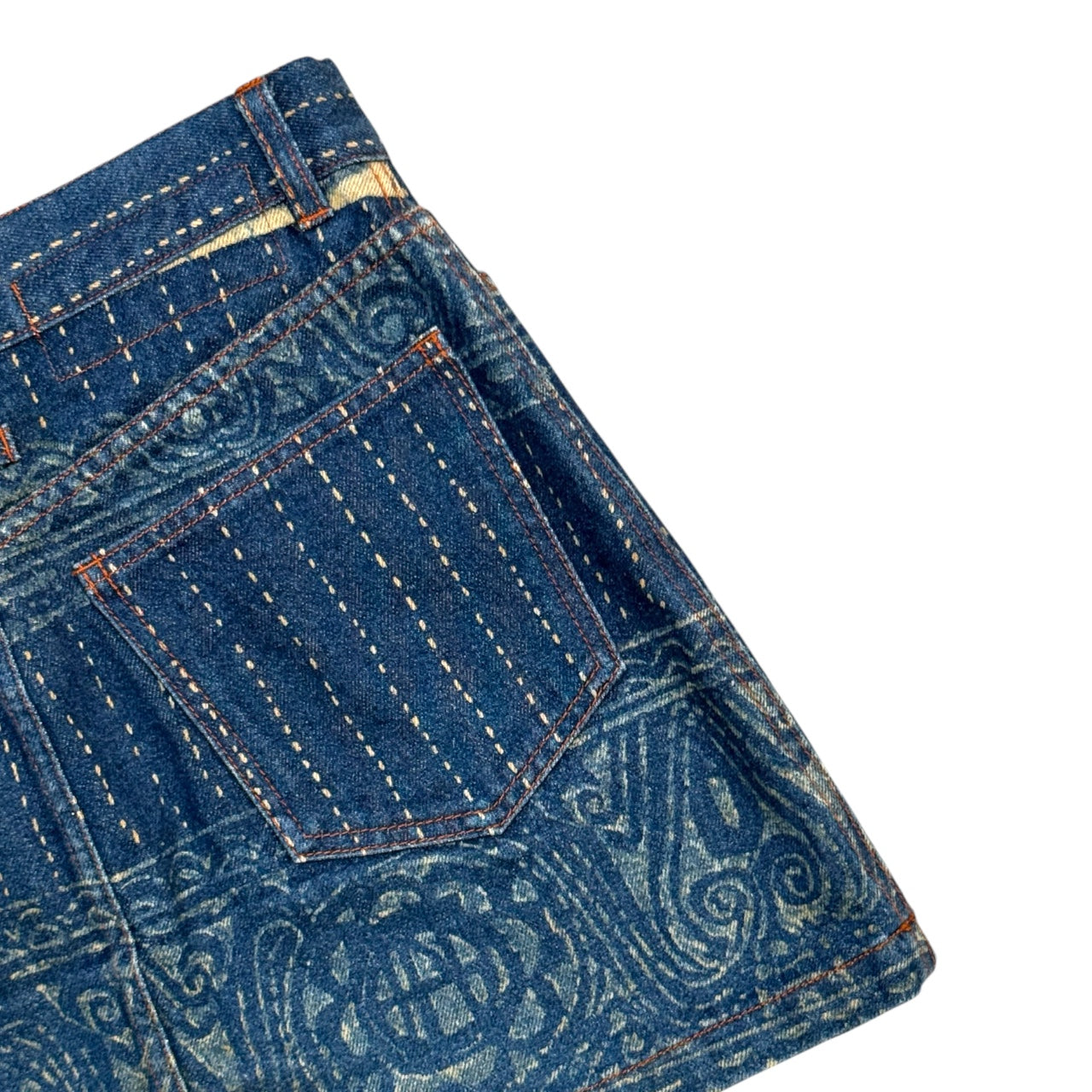 JEAN PAUL GAULTIER TRIBAL AND STRIPE MINI SKIRT