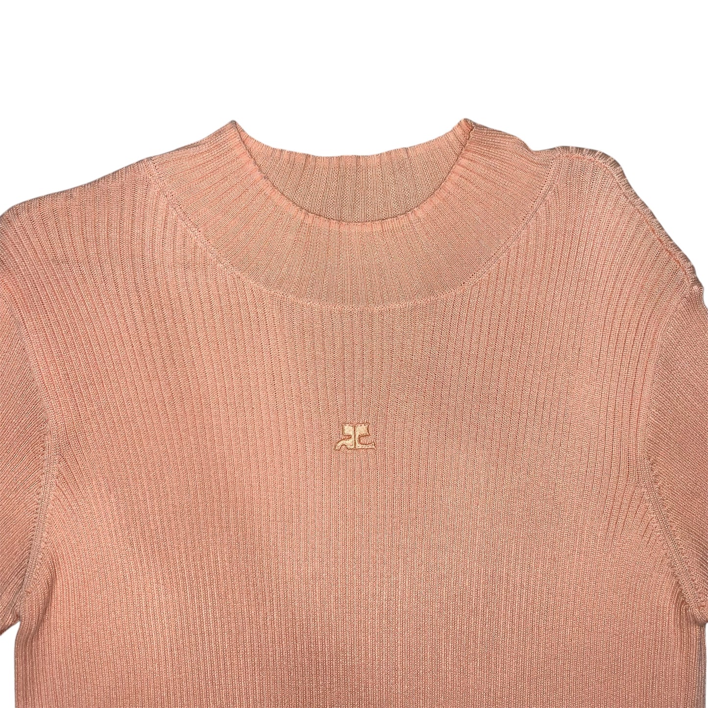 Courreges light orange top