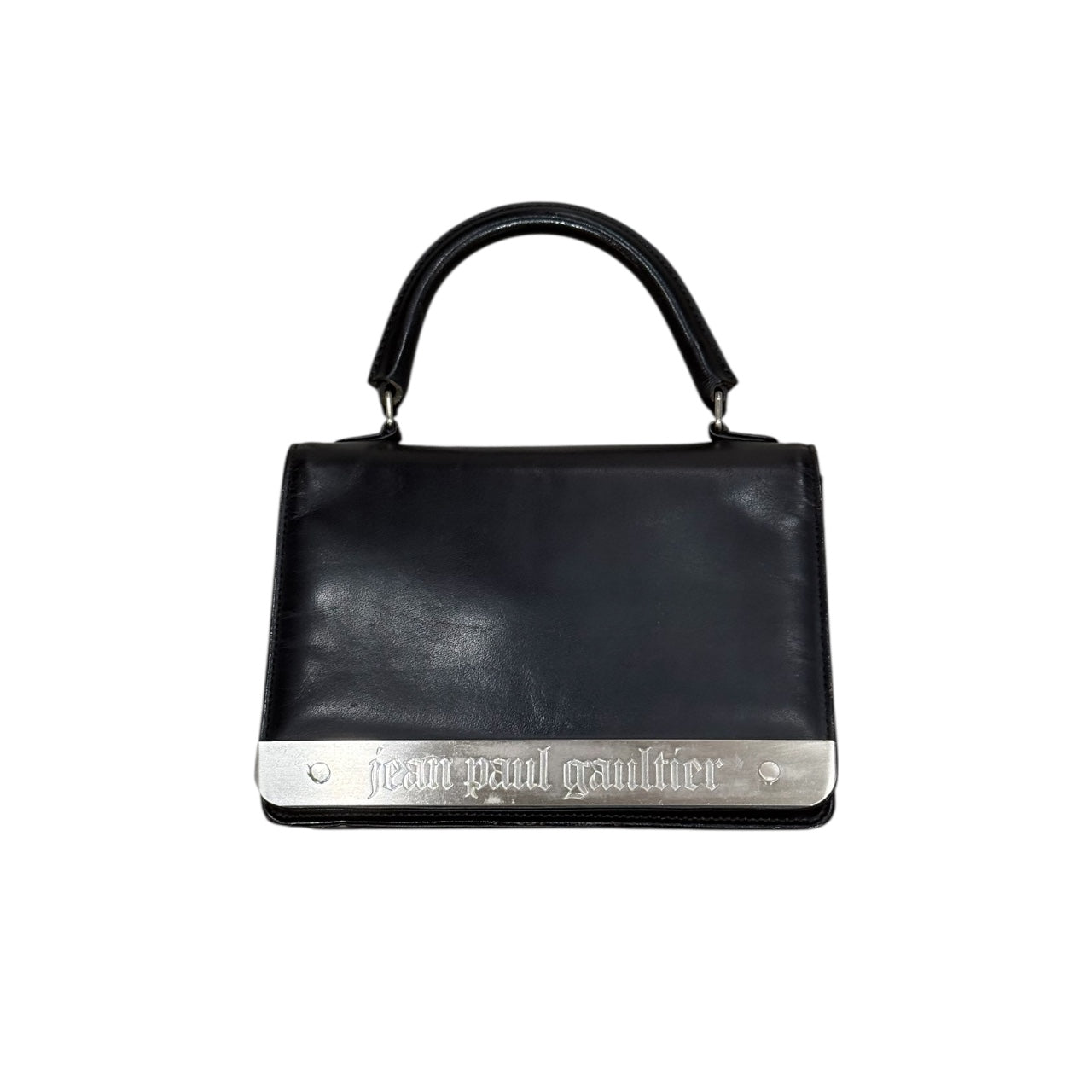 JEAN PAUL GAULTIER METAL PLATE HANDBAG
