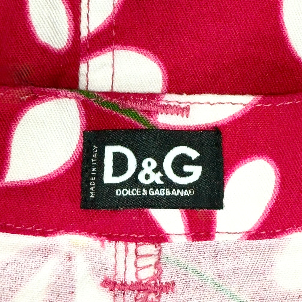 DOLCE & GABBANA FLORAL PENCIL SKIRT