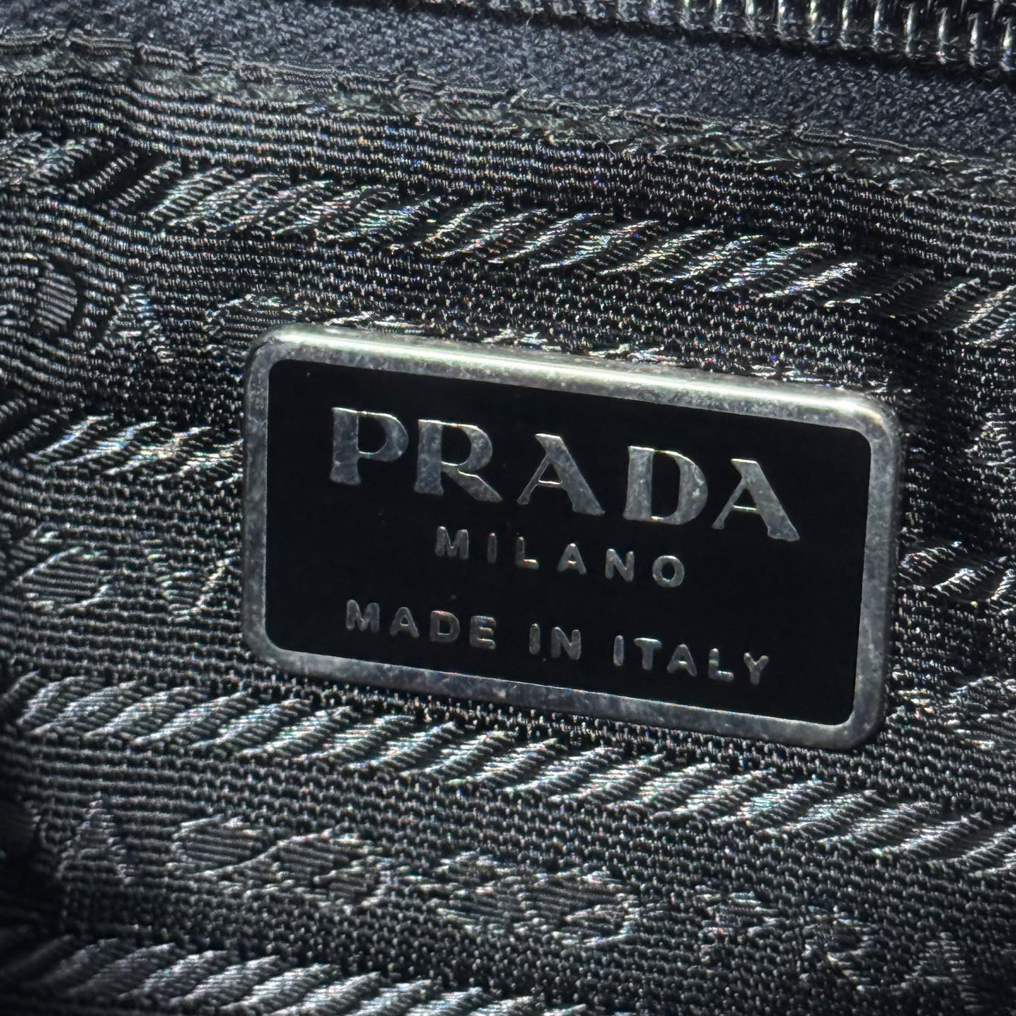 PRADA CLEO KHAKI LEATHER BAG
