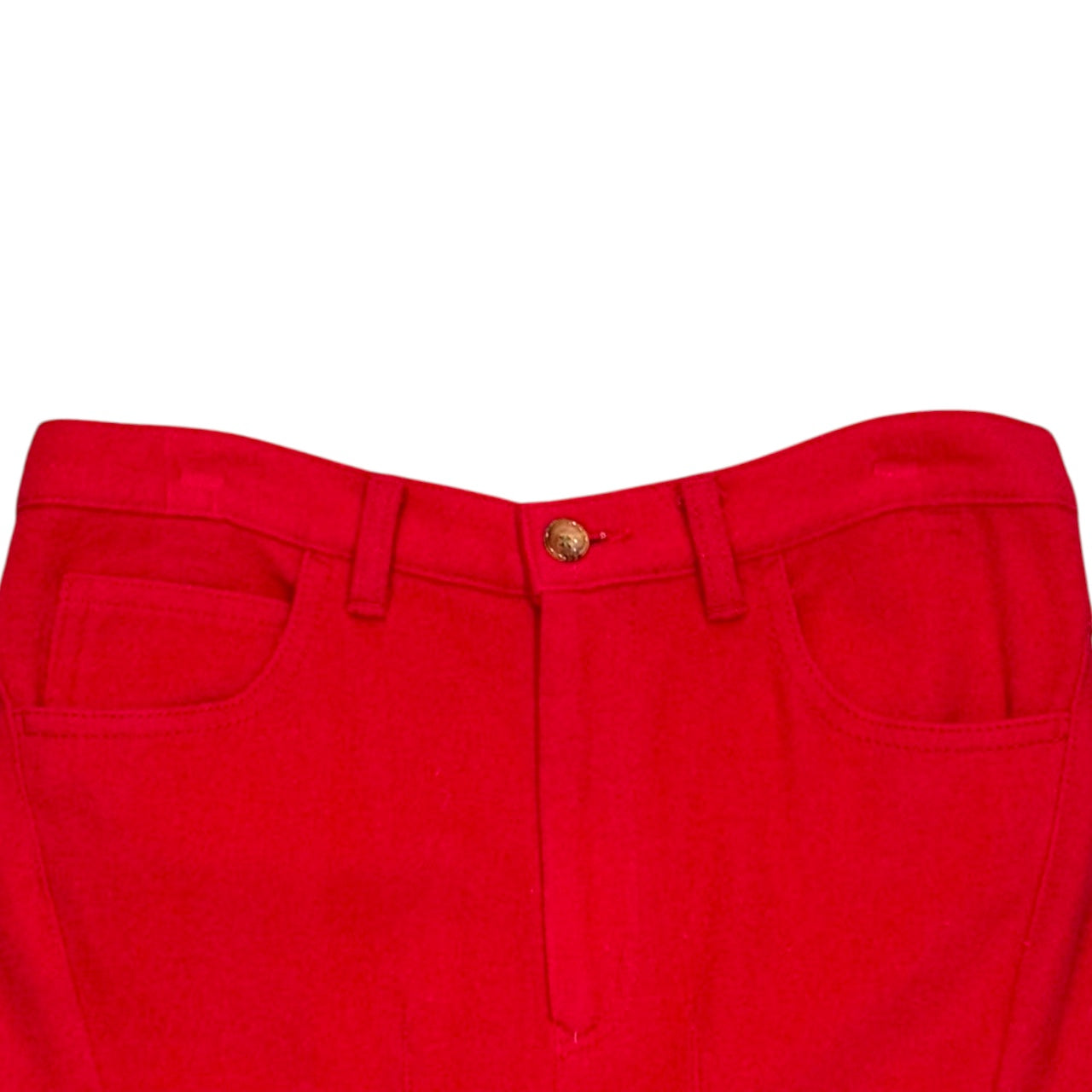 JUNYA WATANABE RED HIP HUP PANTS LONG RISE PANTS