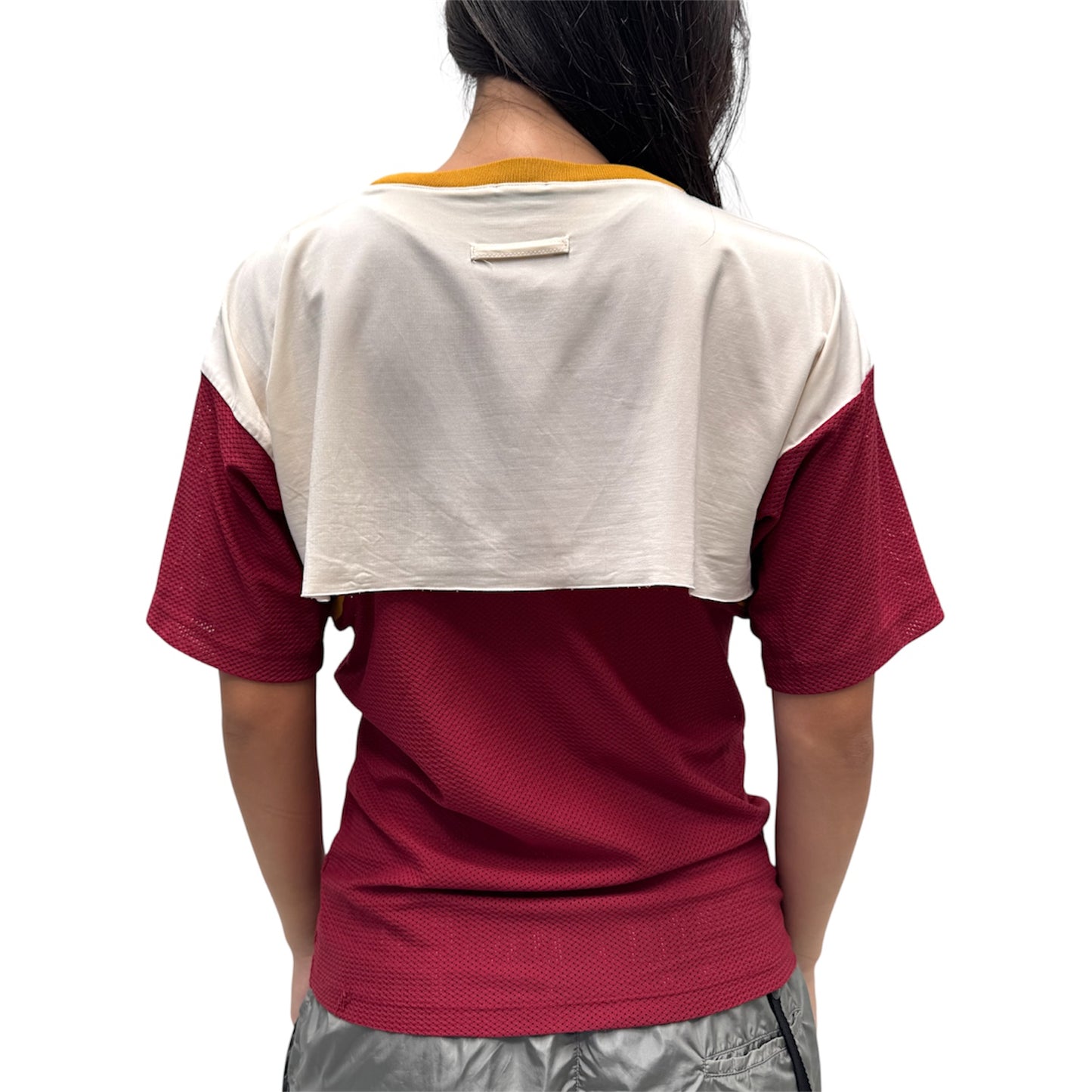 JEAN PAUL GAULTIER “16” MESH FOOTBALL JERSEY