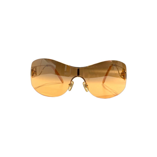 CHRISTIAN DIOR ORANGE DIORELLA SUNGLASSES