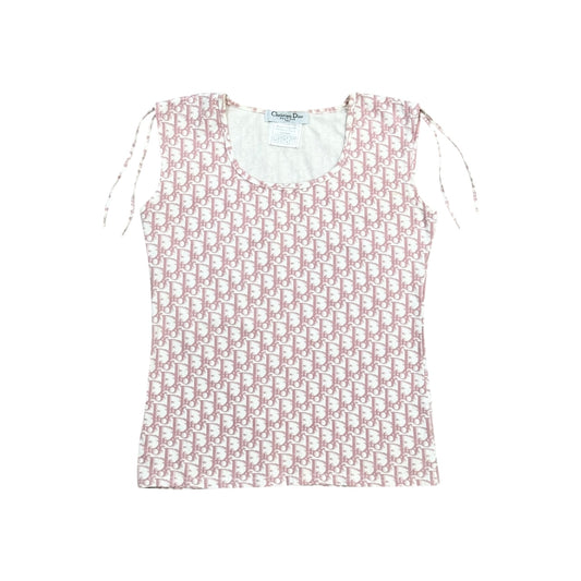 CHRISTIAN DIOR PINK TROTTER MONOGRAM TOP
