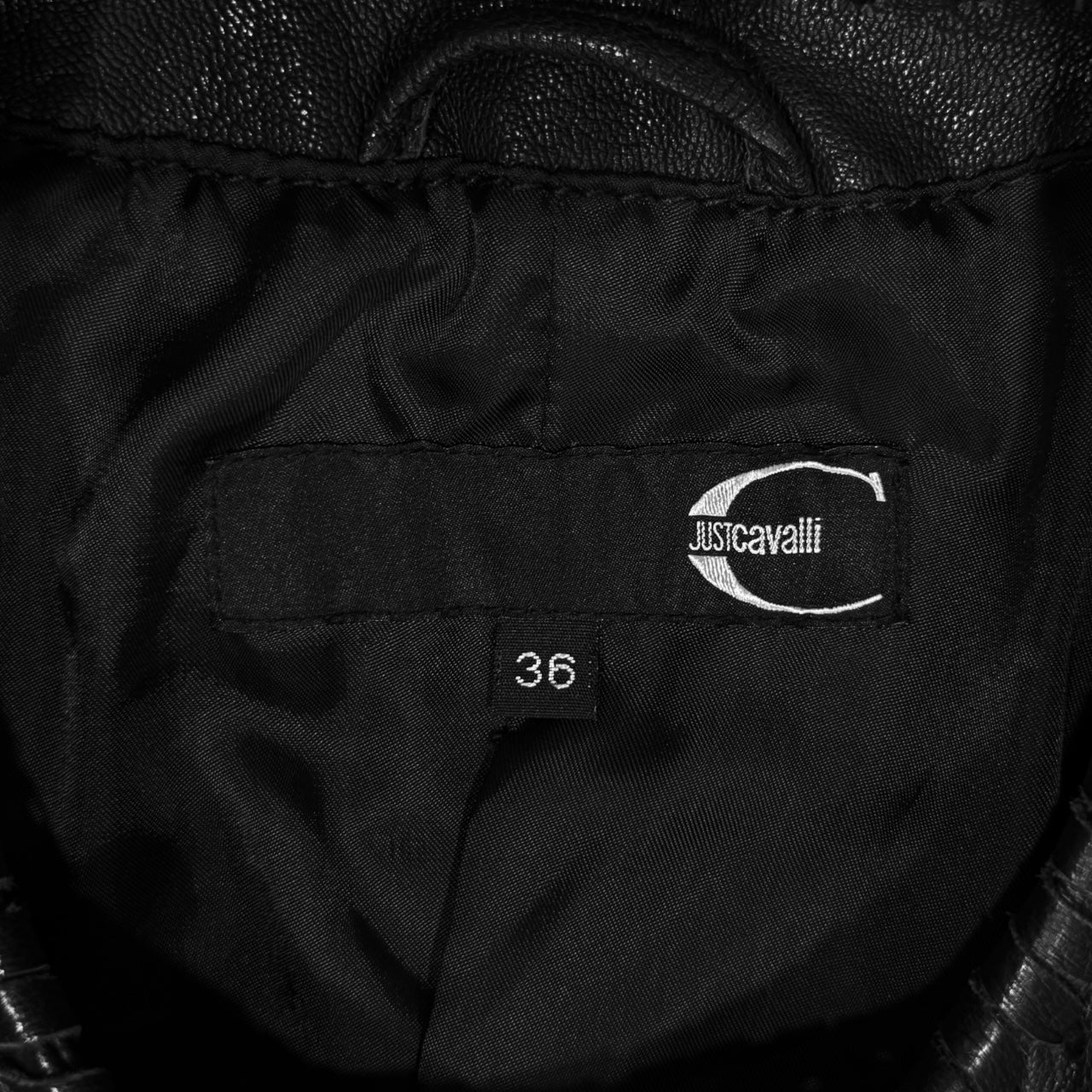 JUST CAVALLI LEATHER JACKET