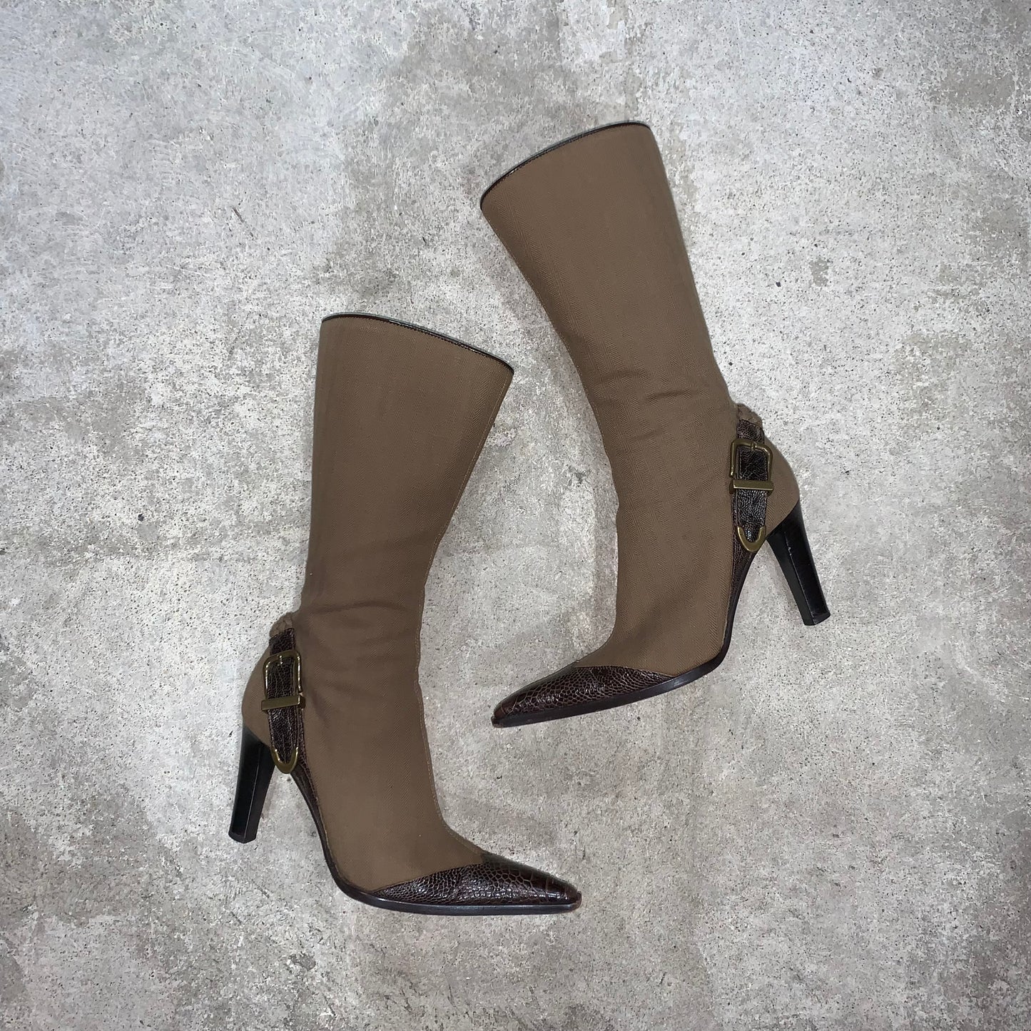 Sergio Rossi 90’s heel boots