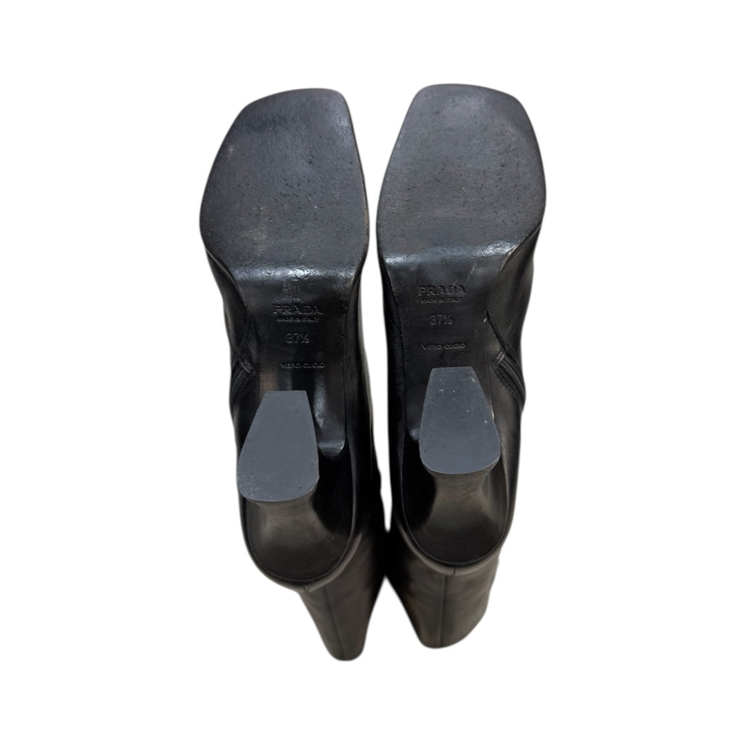 PRADA FW2001 LEATHER BOOTS