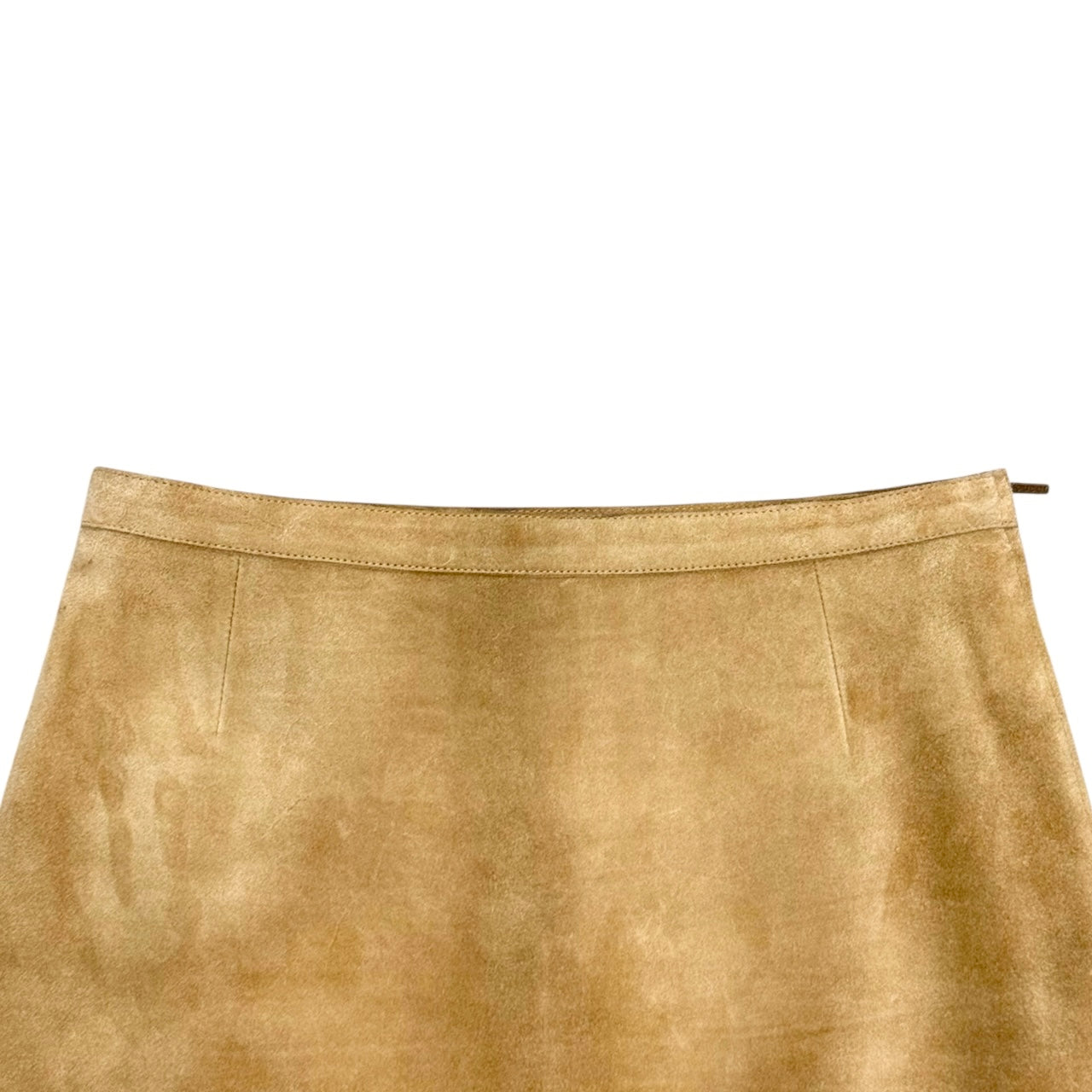 GUCCI CAMEL SUEDE SKIRT