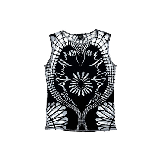JEAN PAUL GAULTIER BLACK MESH TOP