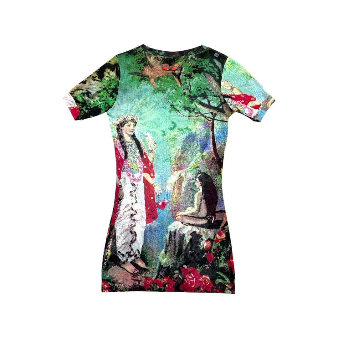 JEAN PAUL GAULTIER 1998 HINDU GODDESS MESH T-SHIRT