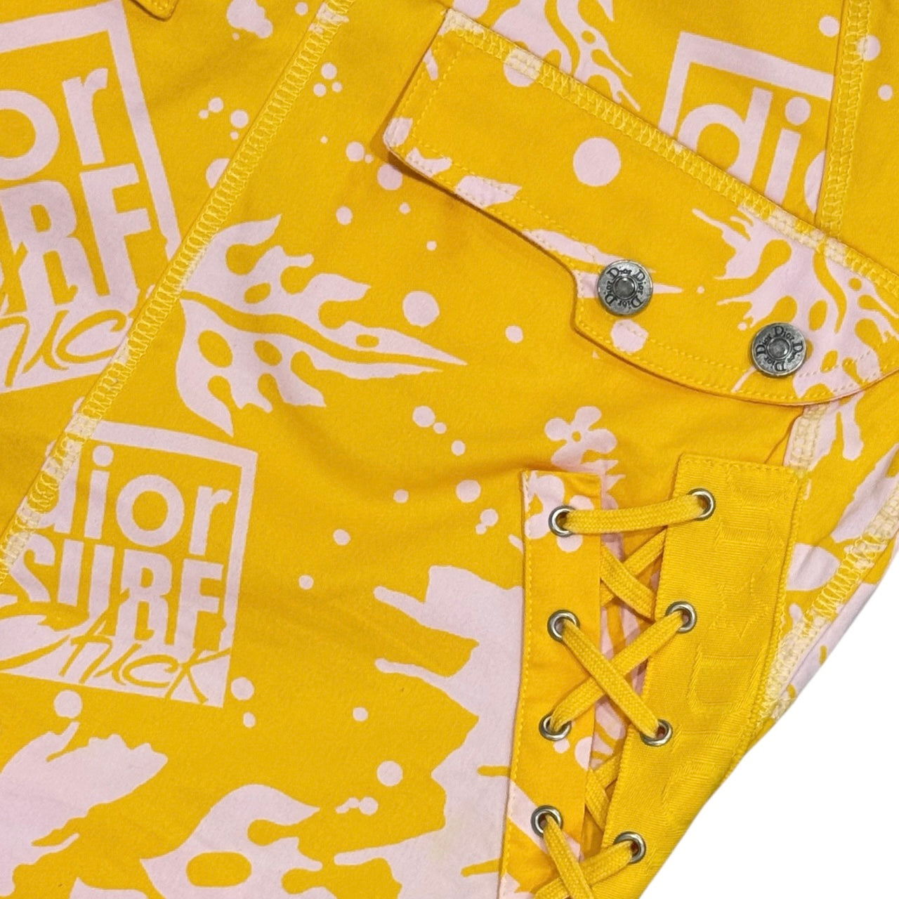 CHRISTIAN DIOR 2004 SURF CHICK MINI SKIRT