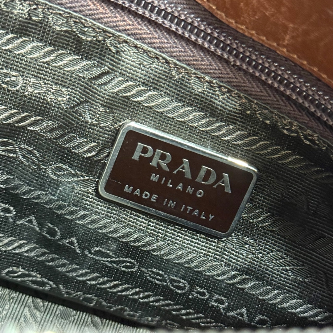 PRADA ORANGE MINI HANDBAG