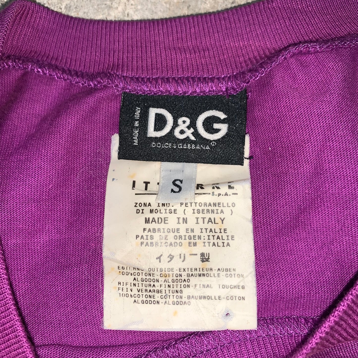 D&G golden lips TSHIRT