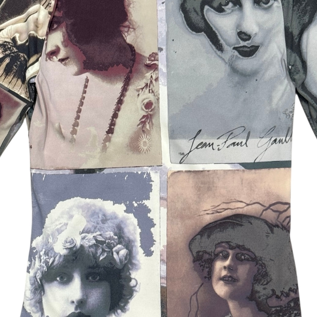 JEAN PAUL GAULTIER FACE PORTRAITS TOP