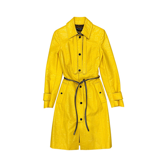 DOLCE & GABBANA 2000S YELLOW TRENCH COAT