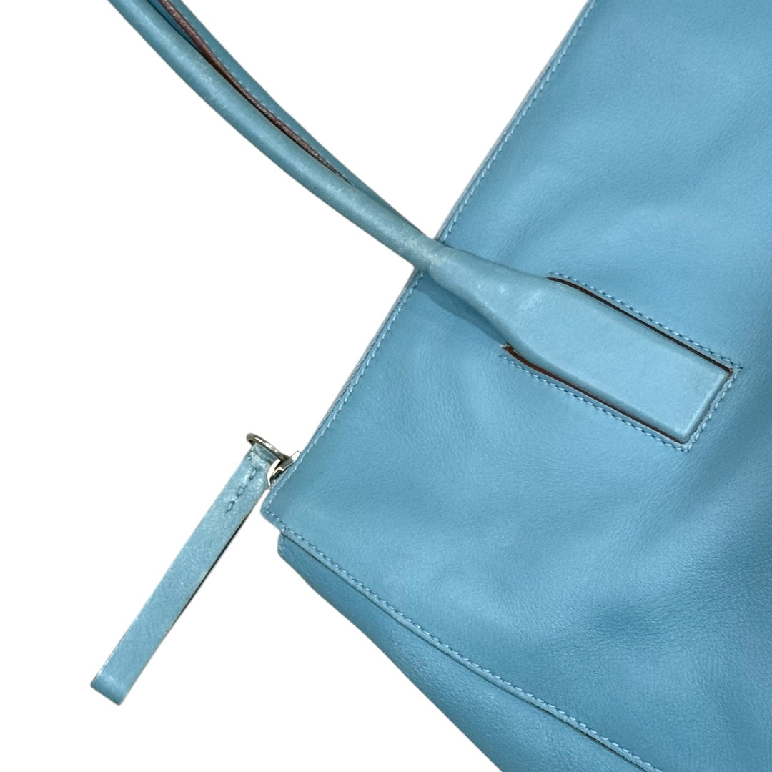 PRADA LIGHT BLUE VITELLO SHOULDER BAG