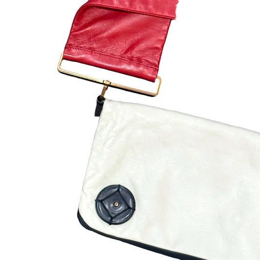 PRADA SS2001 MULTICOLOUR LEATHER FLAP BAG