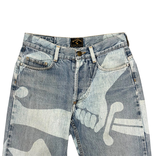 VIVIENNE WESTWOOD ANGLOMANIA PIRATE DENIM JEANS