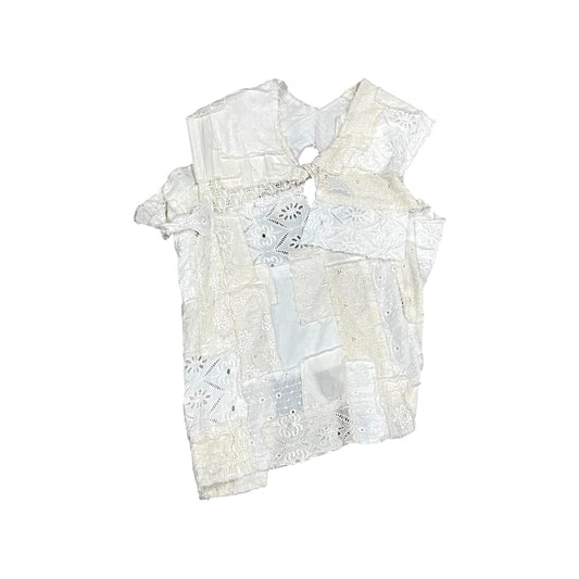 JUNYA WATANABE 2004 EMBROIDERED PATCHWORK TOP
