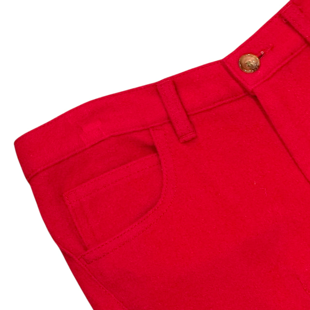 JUNYA WATANABE RED HIP HUP PANTS LONG RISE PANTS