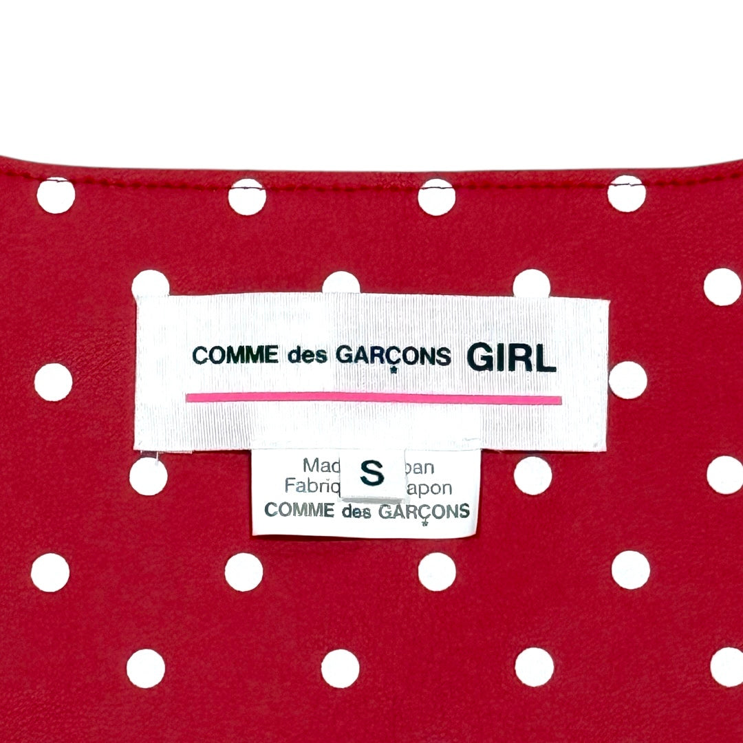 COMME DES GARÇON GIRL RED POLKA DOTS SUSPENDER